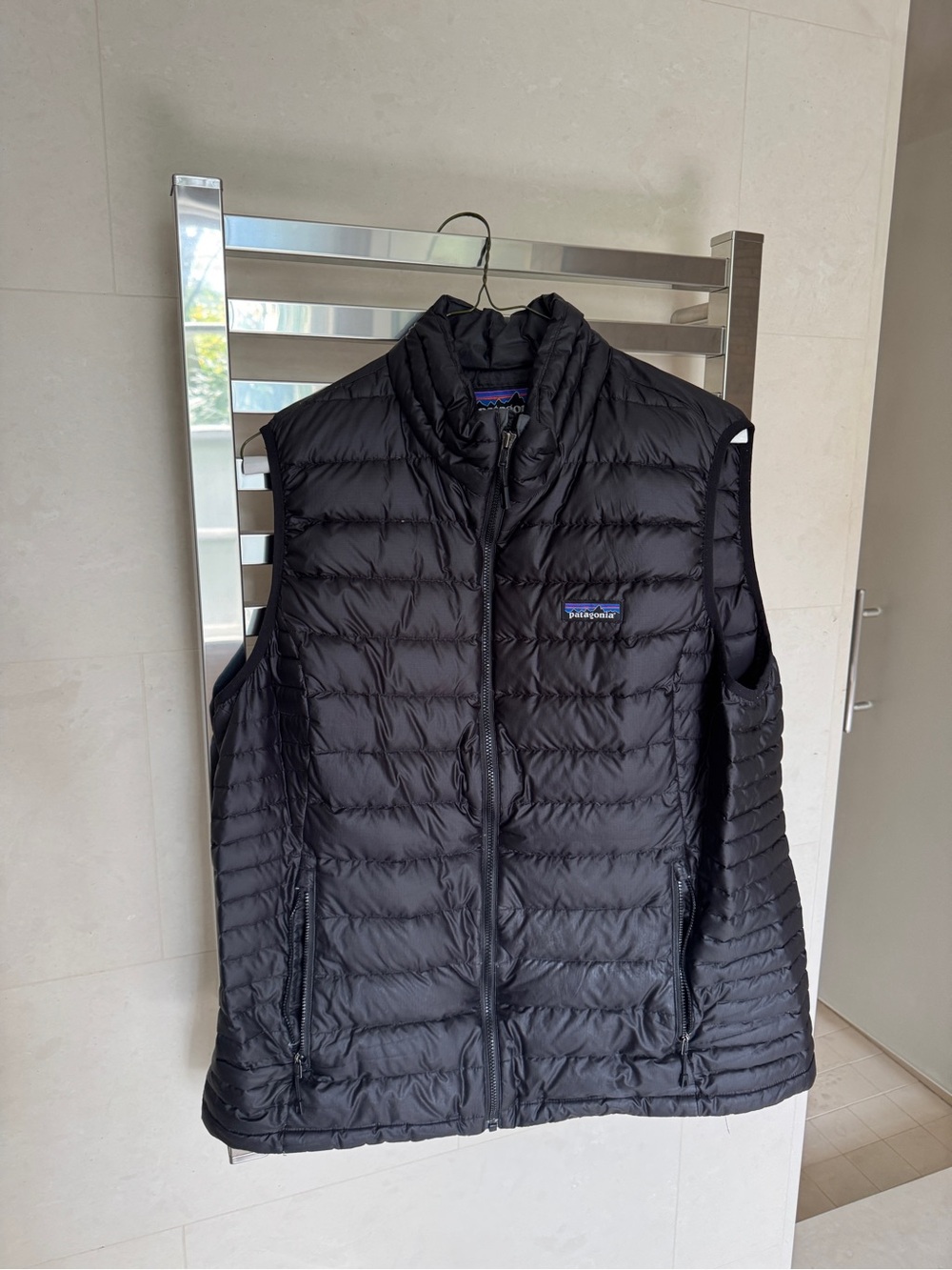 Patagonia Black Quilted Down Insulated Vest